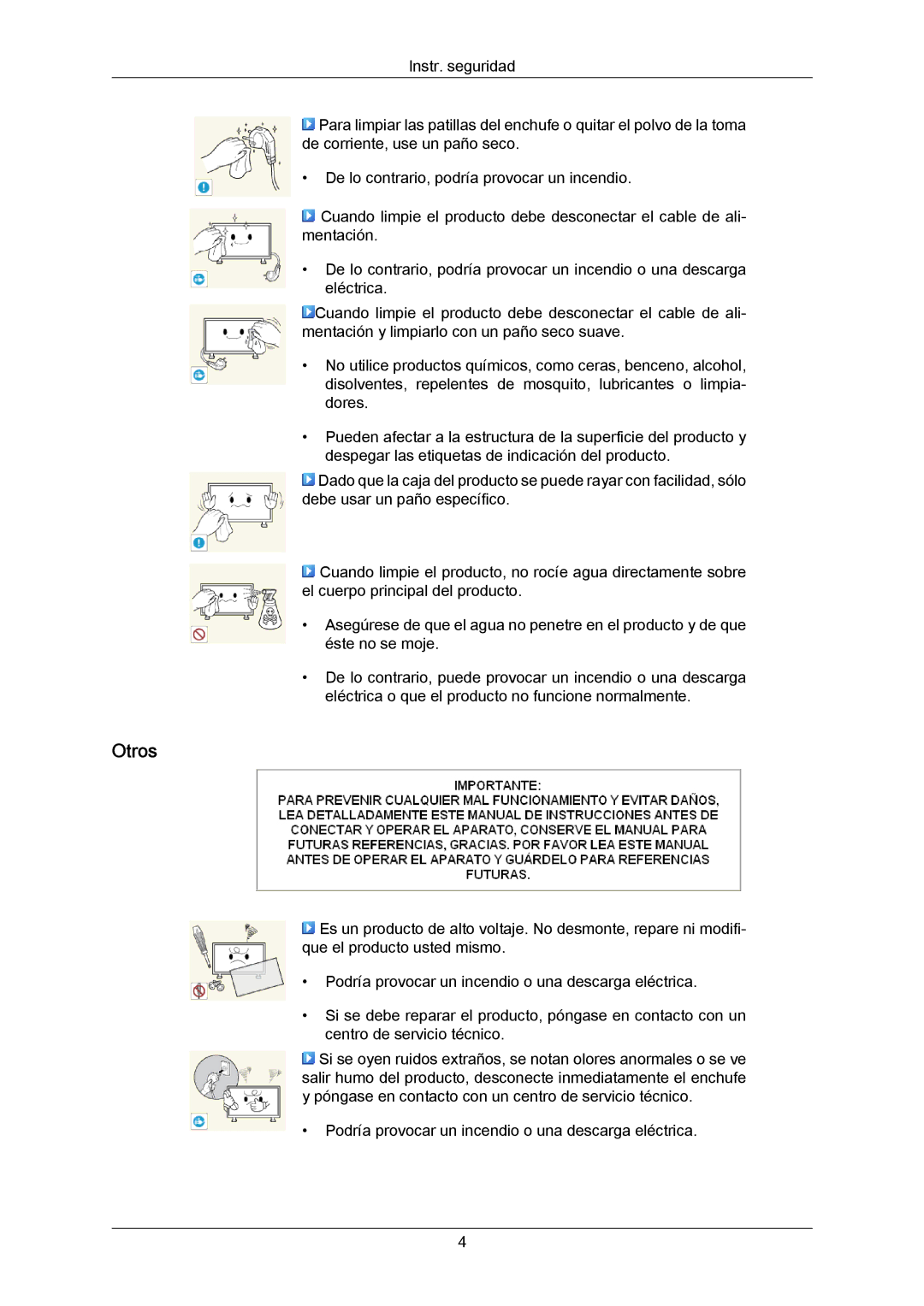 Samsung PH64KRPMBF/EN, PH64KRRMBF/EN manual Otros 