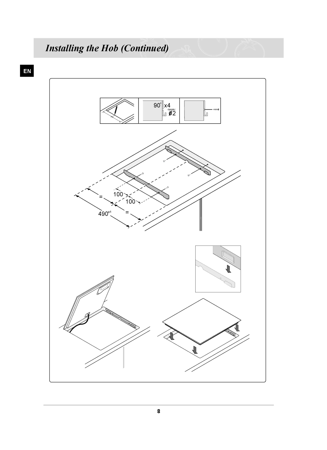 Samsung PKG001/BOL manual 100 