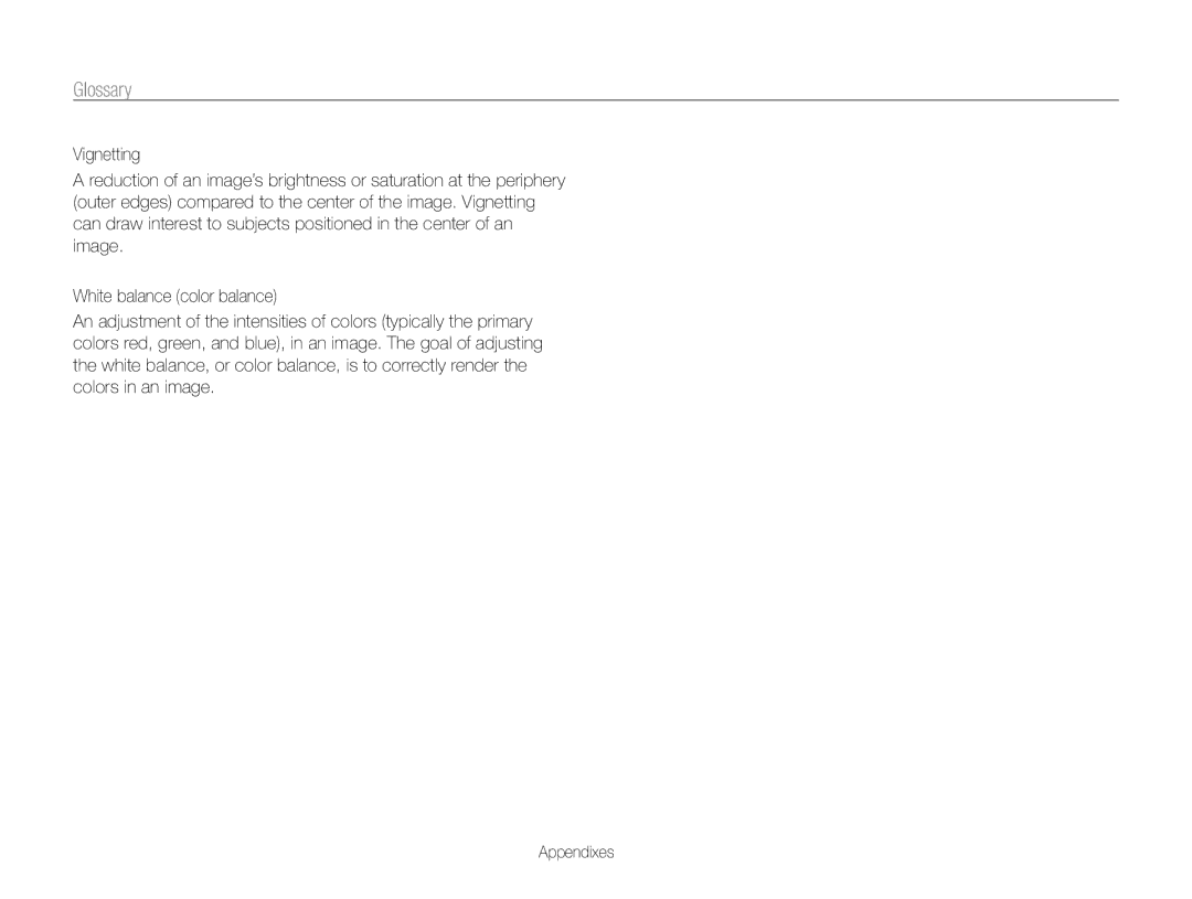 Samsung PL171, PL170 user manual Glossary 