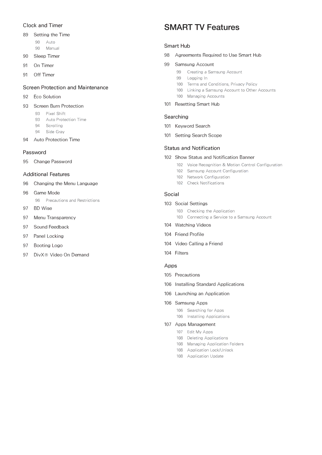 Samsung PN51F5500, PN60F5500, PN64F5500 manual Smart TV Features 