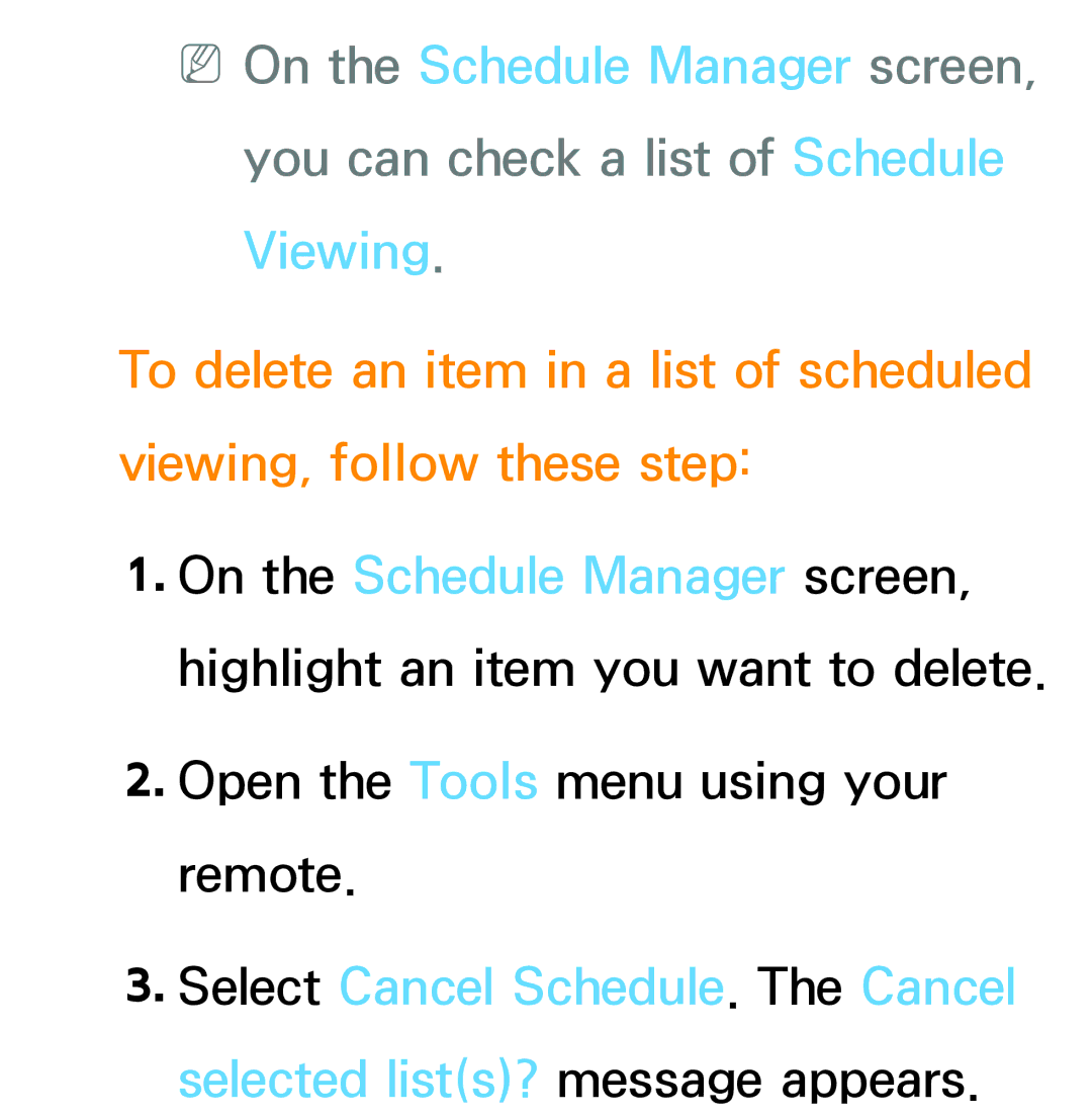 Samsung PN64E8000 manual Open the Tools menu using your remote 