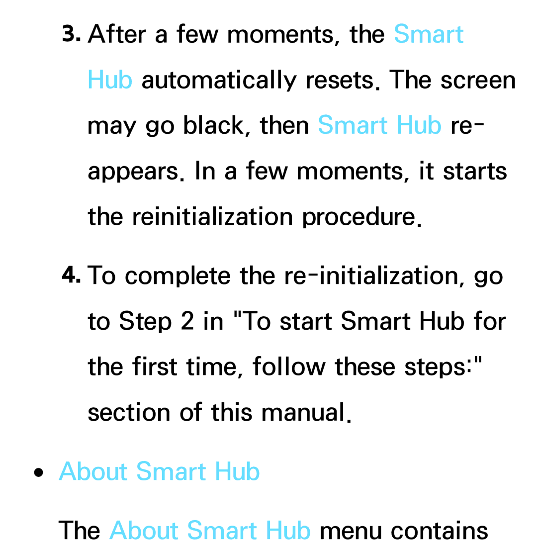 Samsung PN64E8000 manual About Smart Hub 