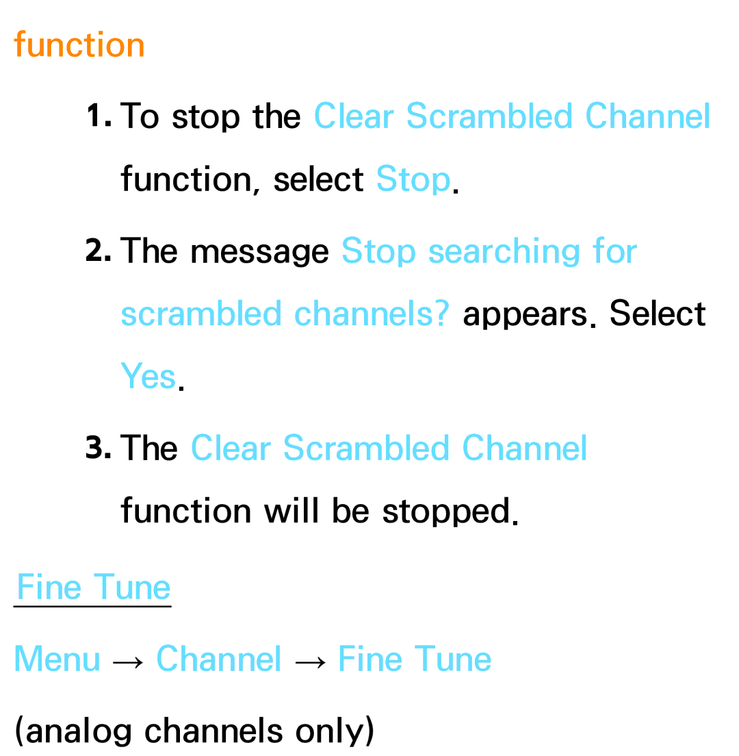 Samsung PN64E8000 manual Function 