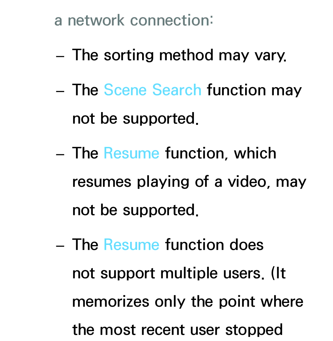 Samsung PN64E8000 manual Network connection 