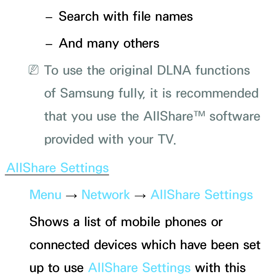 Samsung PN64E8000 manual Search with file names Many others 