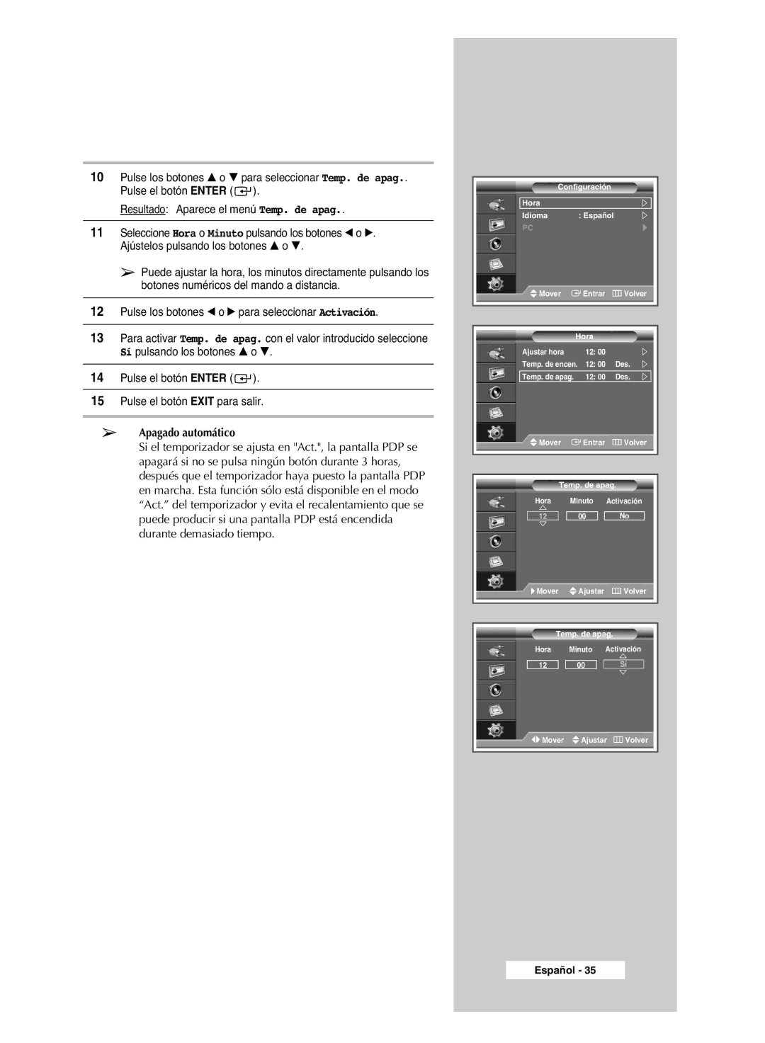 Samsung PPM42M6SSX/EDC manual Botones numéricos del mando a distancia 