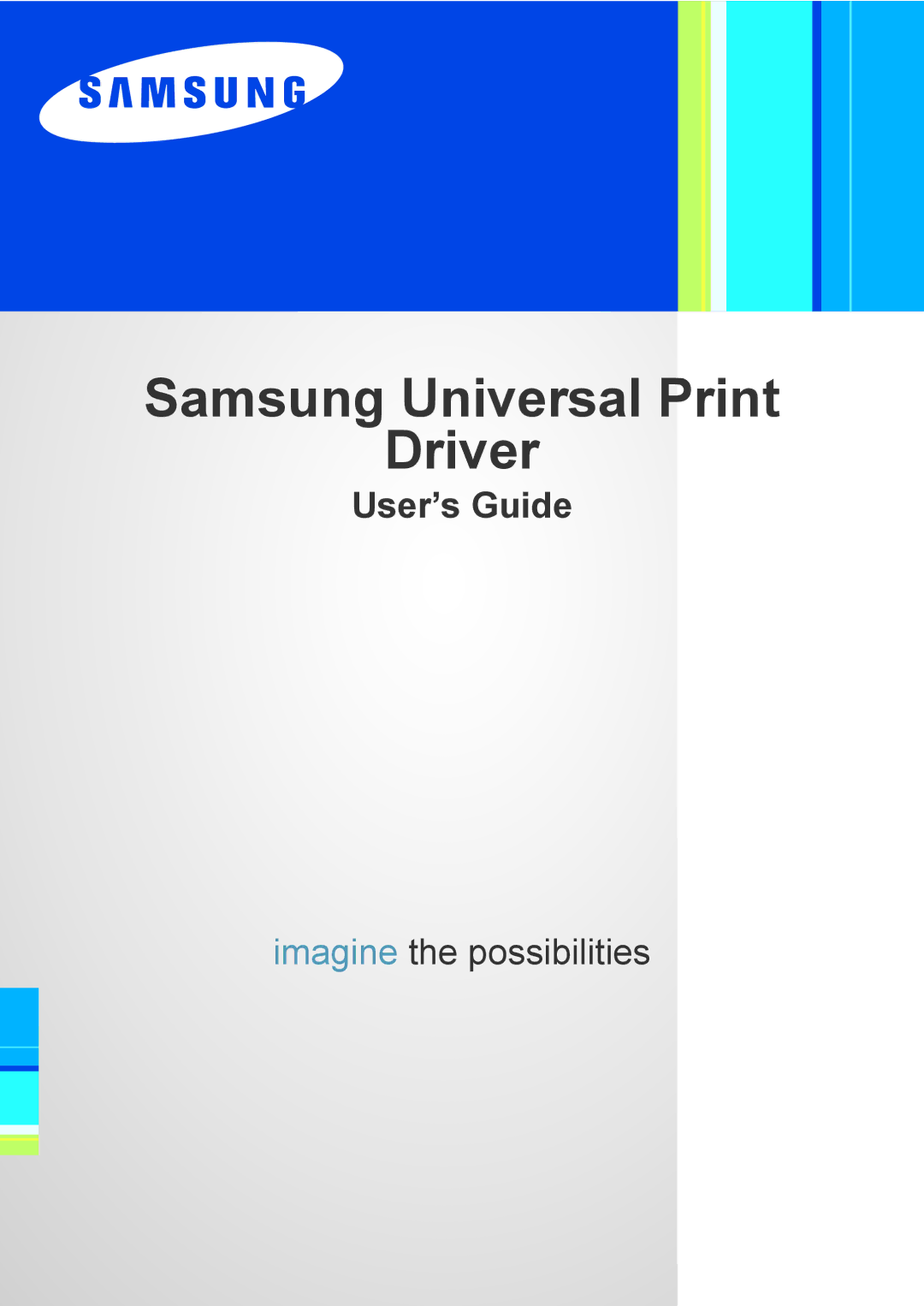 Samsung Printer manual Samsung Universal Print Driver 