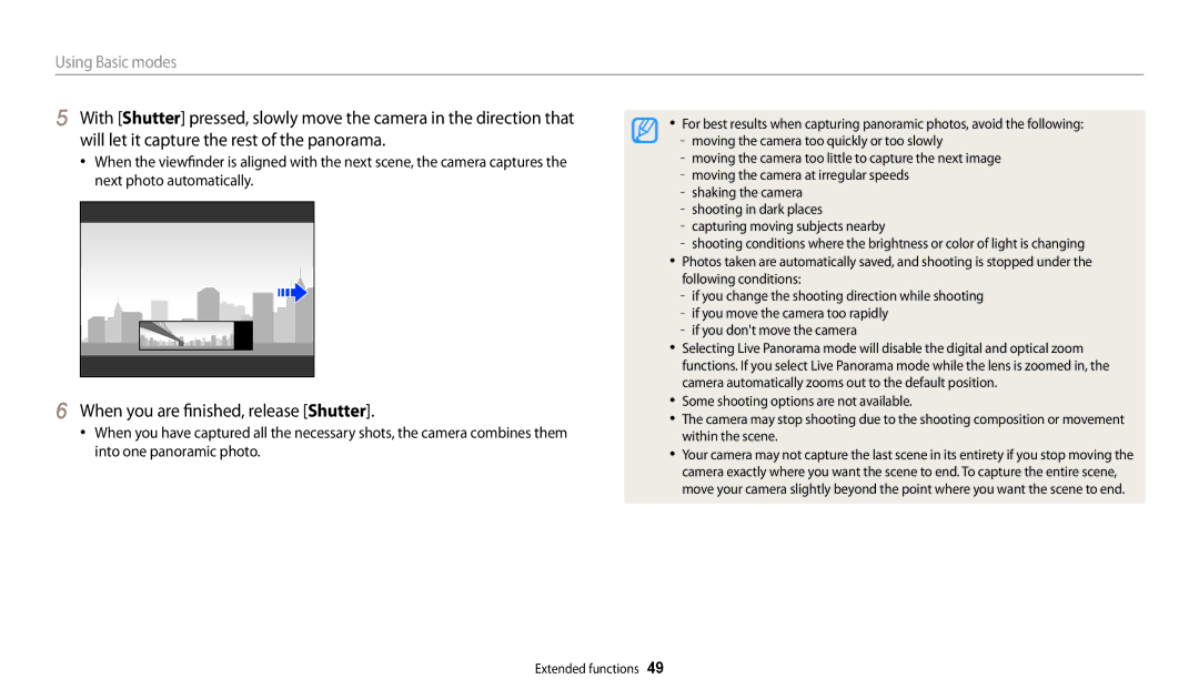 Samsung PRO4873, PRO4866, PRO4859, ECDV150FBPBUS, DV150FBK, EC-DV150FBPLUS user manual When you are finished, release Shutter 