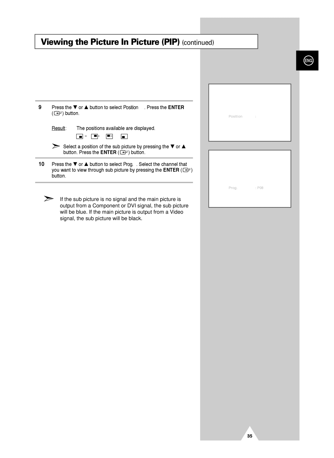 Samsung PS-42V4S manual Tvpip 