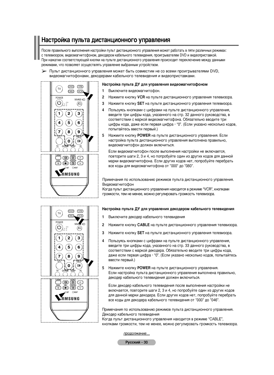 Samsung PS-42C6HR, PS-50C6HR manual ‡ÒÚÓÈÍ‡ ÔÛÎ¸Ú‡ ‰ËÒÚ‡ÌˆËÓÌÌÓ„Ó ÛÔ‡‚ÎÂÌËﬂ 