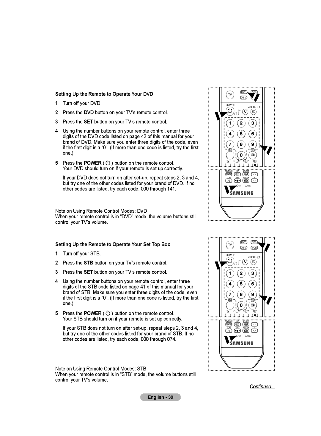 Samsung PS-42Q91HP, PS-50Q91HP manual English 