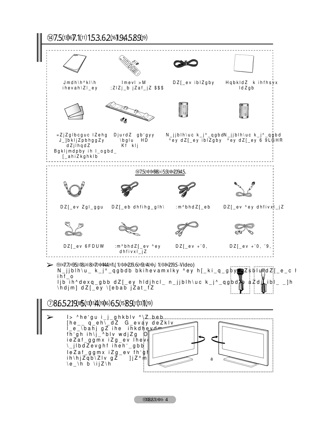 Samsung PS42A410, PS50A410 manual Проверка комплектности, Использование подставки, Продается отдельно 