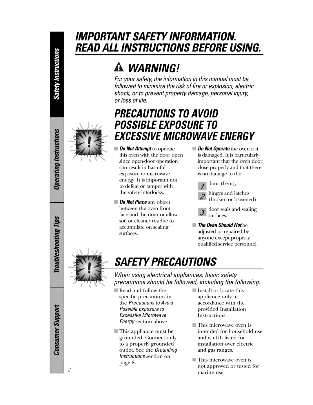 Samsung PVM1870, 350A4502P648 owner manual Precautions to Avoid Possible Exposure to, Troubleshooting Tips 