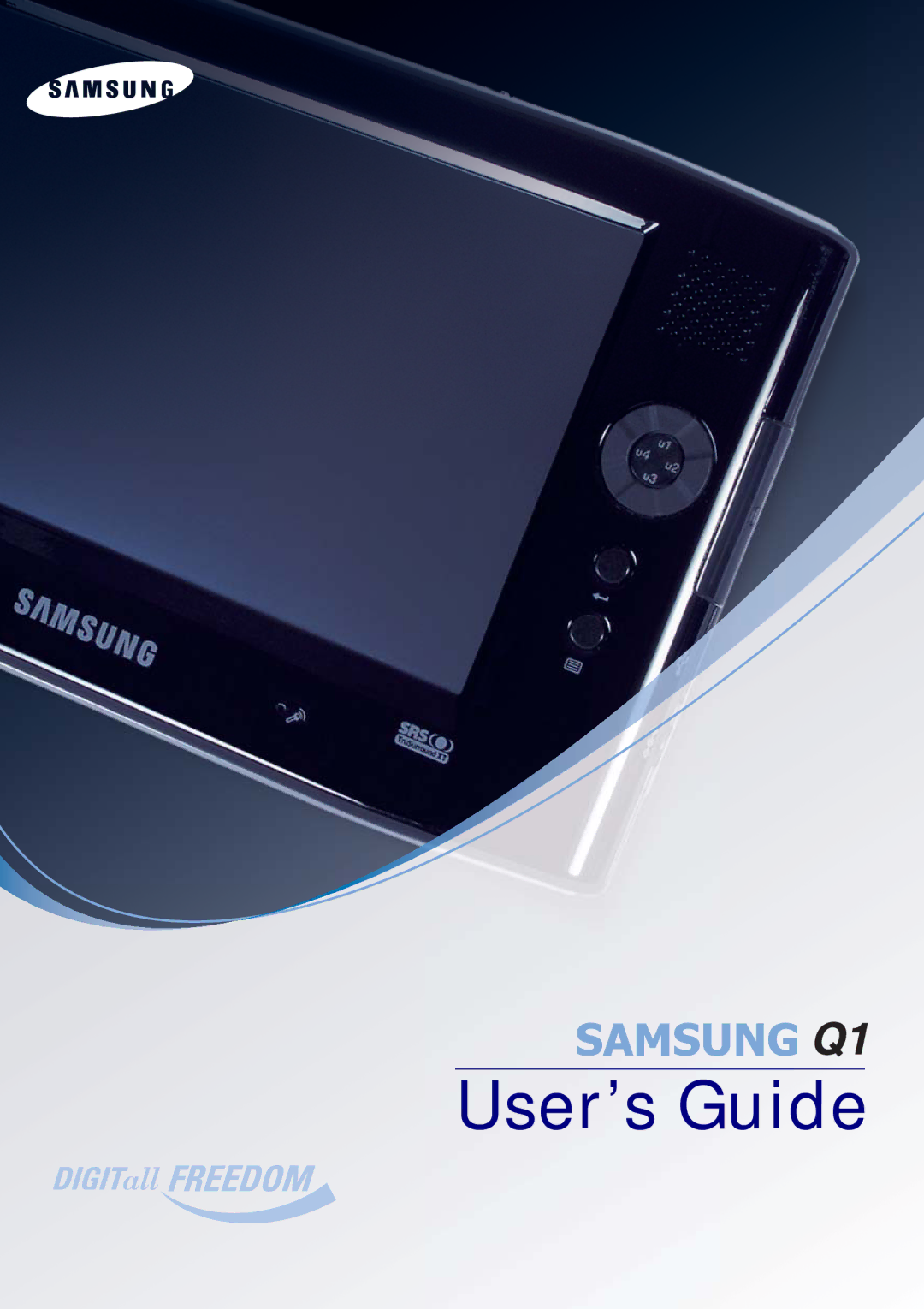 Samsung Q1 manual User’s Guide 