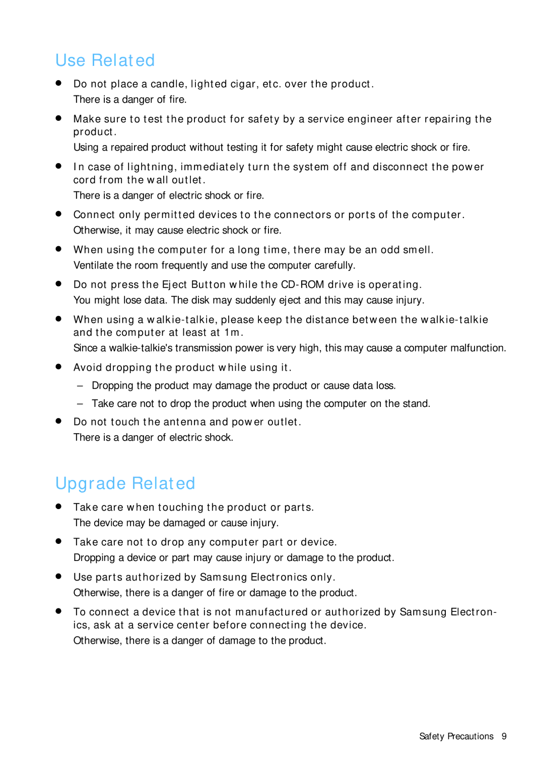 Samsung Q1 manual 