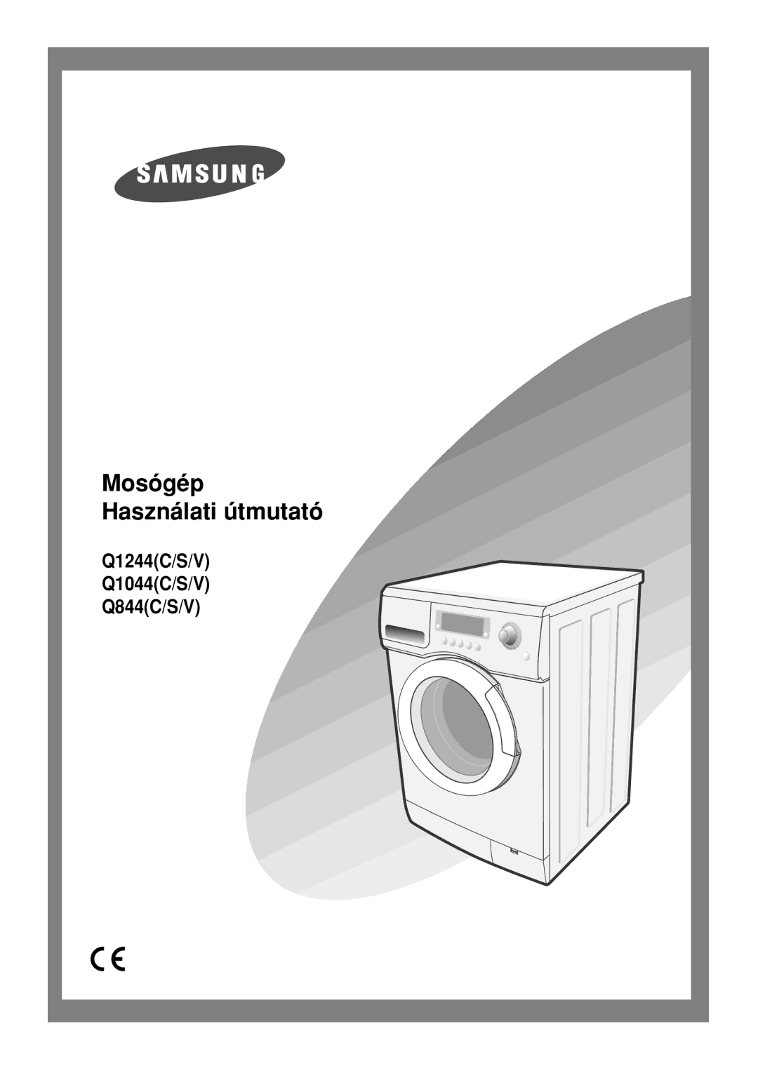 Samsung Q1244GW/XEH manual Mosógép Használati útmutató 