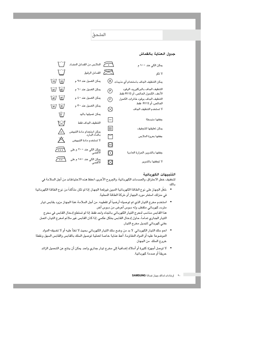 Samsung Q1435VFW1/YL, Q1435VFW1-YL, Q1435VEW1/XSG manual ≥ë∏ŸG, «FÉHô¡µdG äÉ¡«ÑæàdG, ¢TÉª≤dÉH ájÉædG hóL 