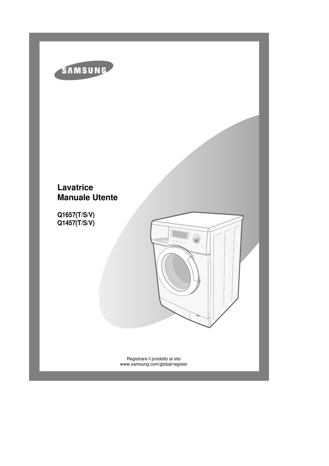 Samsung Q1457VGW1/XET, Q1457VGW/XET manual Q1657T/S/V Q1457T/S/V 