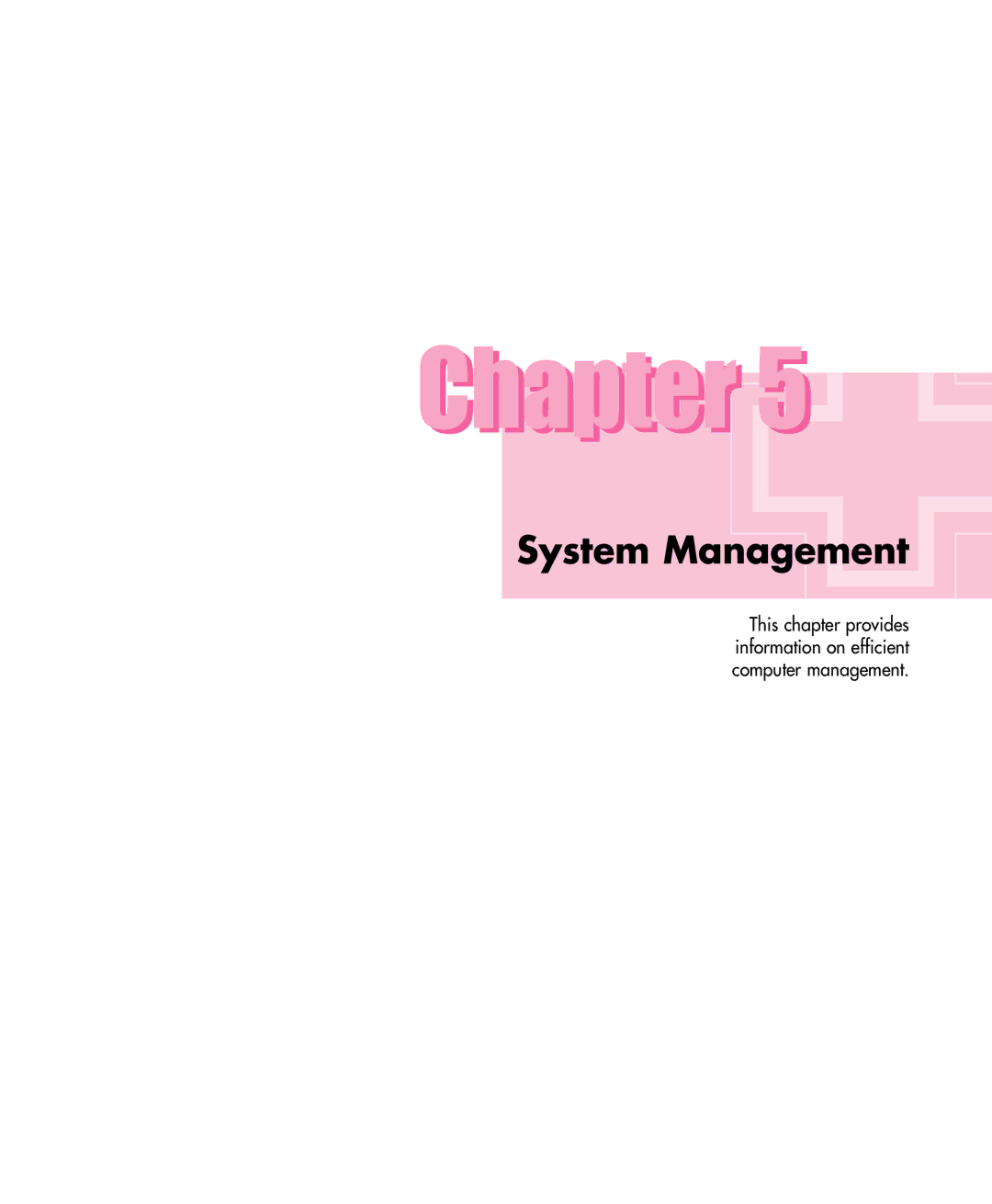 Samsung Q30 manual System Management 