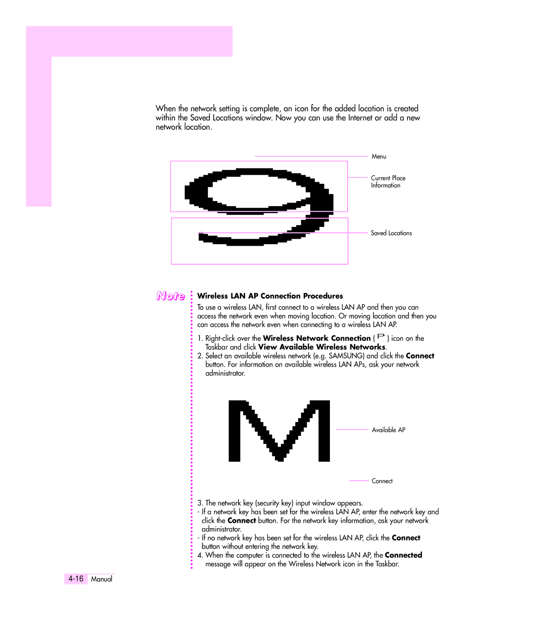 Samsung Q35 manual Available AP Connect 