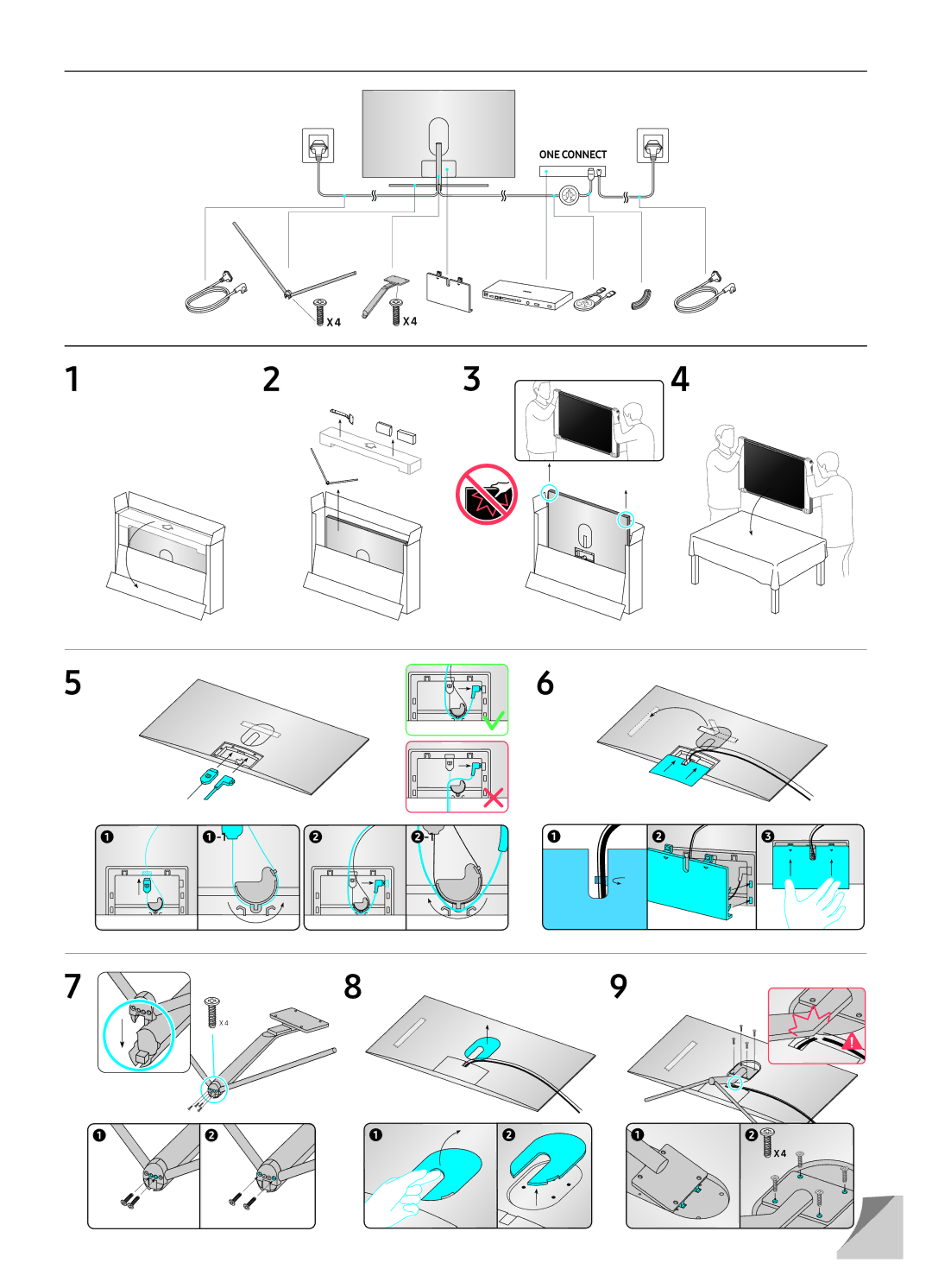 Samsung QA49Q7FAMKXXV, QA65Q7FAMKXXV, QA75Q7FAMKXXV, QA55Q7FAMKXXV manual 