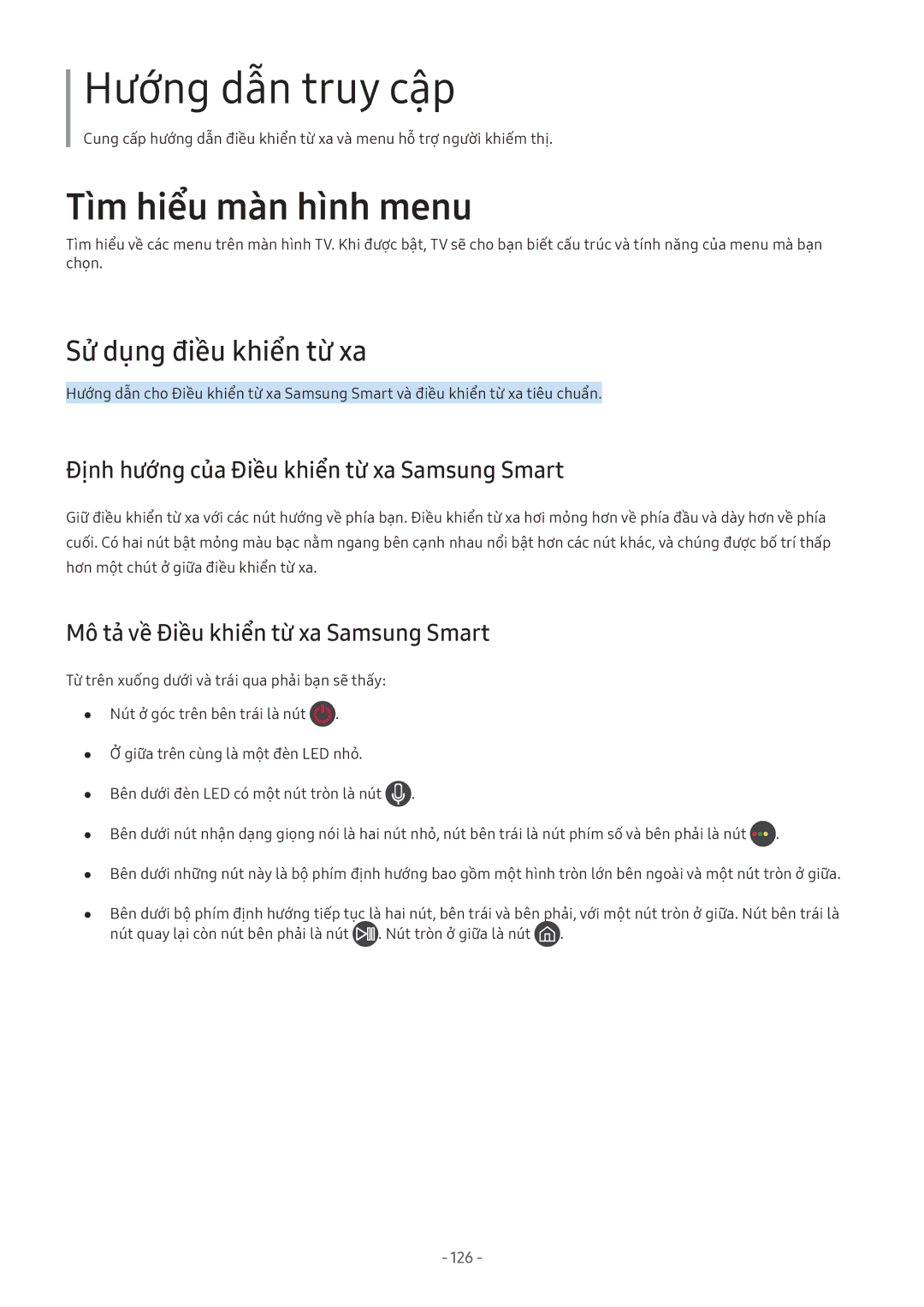 Samsung UA55MU6300KXXV, QA65Q7FAMKXXV manual Sử dụng điều khiển từ xa, Định hướng của Điều khiển từ xa Samsung Smart 