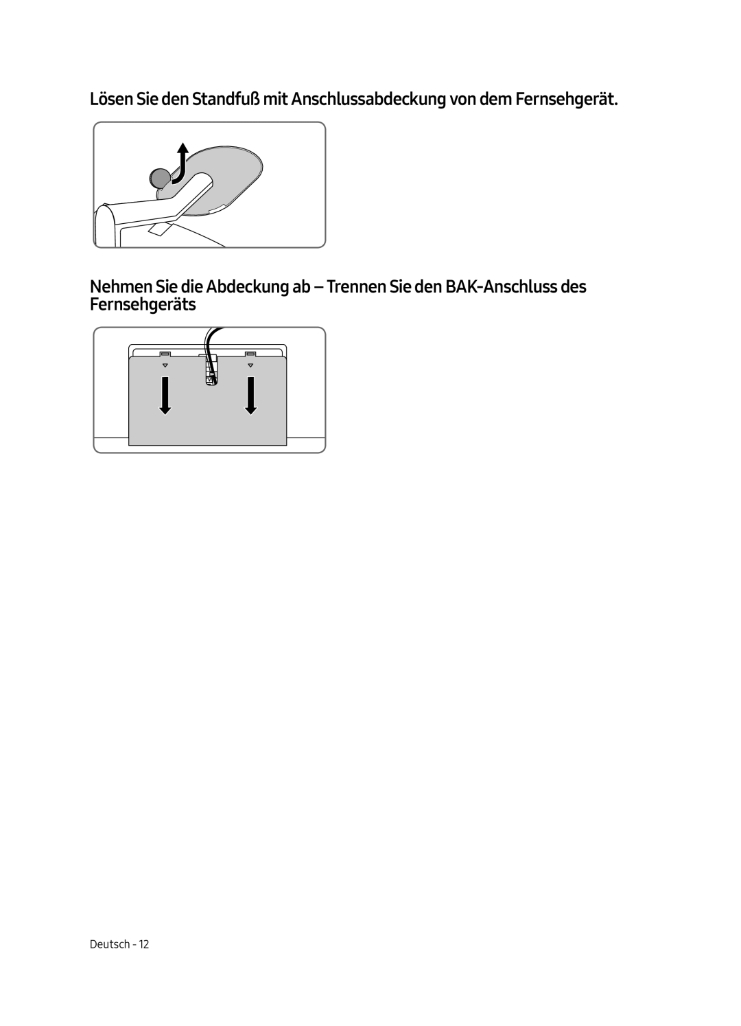 Samsung QE75Q7FAMTXXH, QE49Q7FAMTXZG, QE49Q7FGMTXZG, QE65Q7FAMTXZG, QE75Q7FGMTXZG, QE65Q7FGMTXZG, QE55Q7FGMTXZG manual Deutsch 