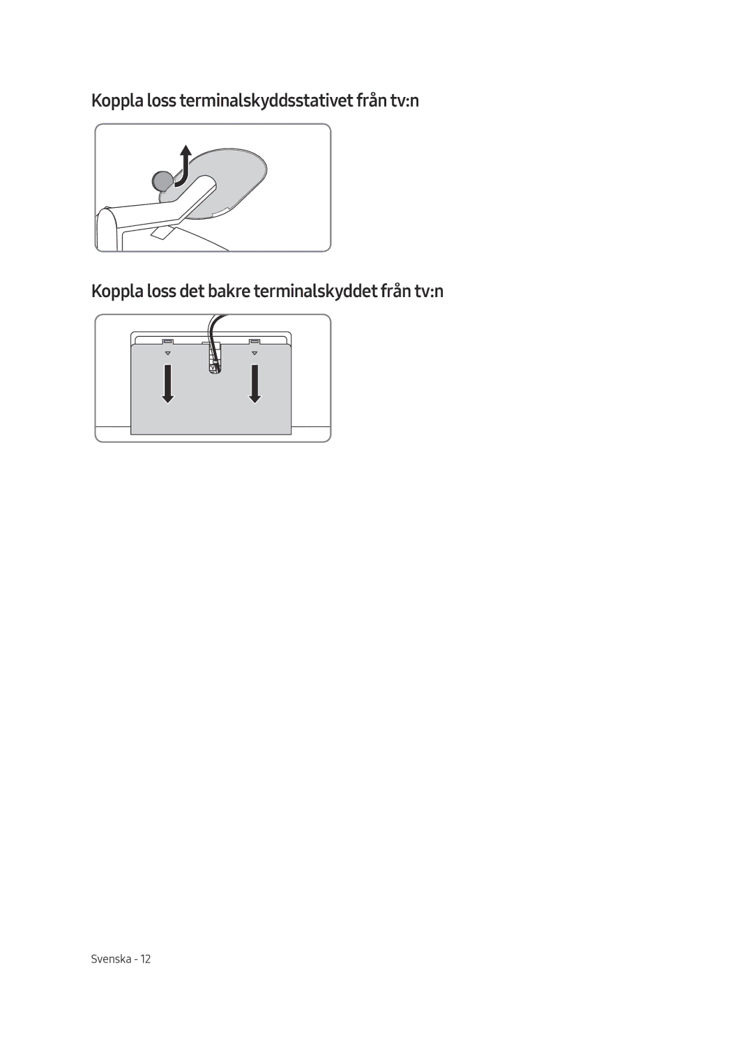 Samsung QE49Q7FAMTXZG, QE65Q7FAMTXZG, QE55Q7FAMTXZG, QE75Q7FAMTXZG, QE75Q7FAMTXXH, QE75Q7FAMTXXC, QE55Q7FAMTXXC manual Svenska 