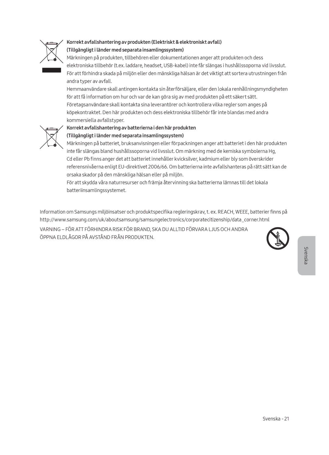 Samsung QE55Q6FAMTXXC, QE55Q6FAMTXXH, QE65Q6FAMTXXC, QE65Q6FAMTXZT, QE65Q6FAMTXXU, QE65Q6FAMTXXH, QE65Q6FAMTXZG manual Svenska 