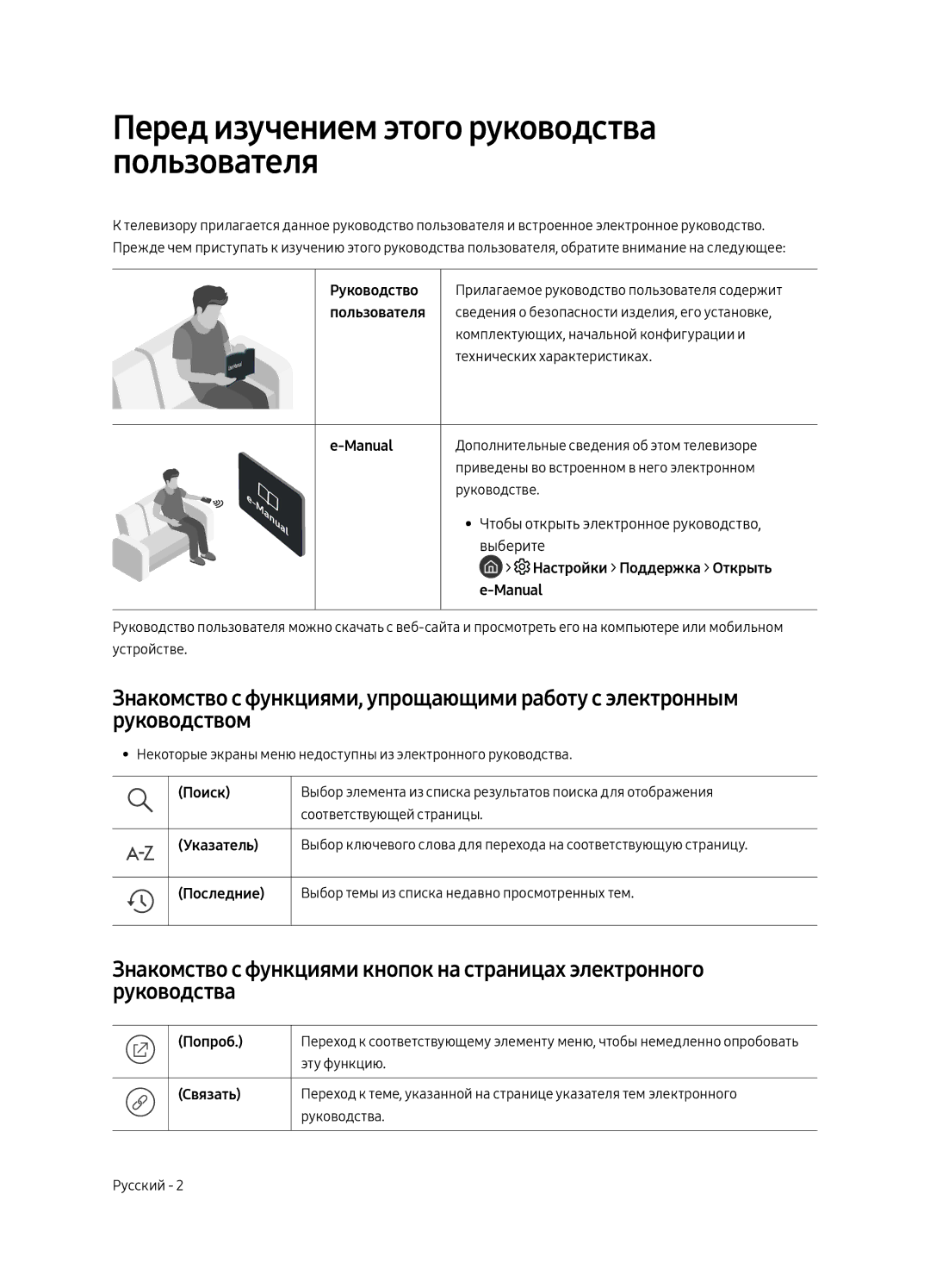 Samsung QE55Q7CAMTXSQ, QE65Q7CAMTXSQ manual Перед изучением этого руководства пользователя 