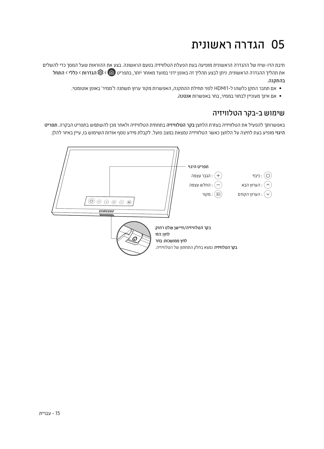 Samsung QE55Q7FAMTXSQ, QE75Q7FAMTXSQ, QE65Q7FAMTXSQ manual תינושאר הרדגה0, היזיוולטה רקב-ב שומיש, הנקתהב 