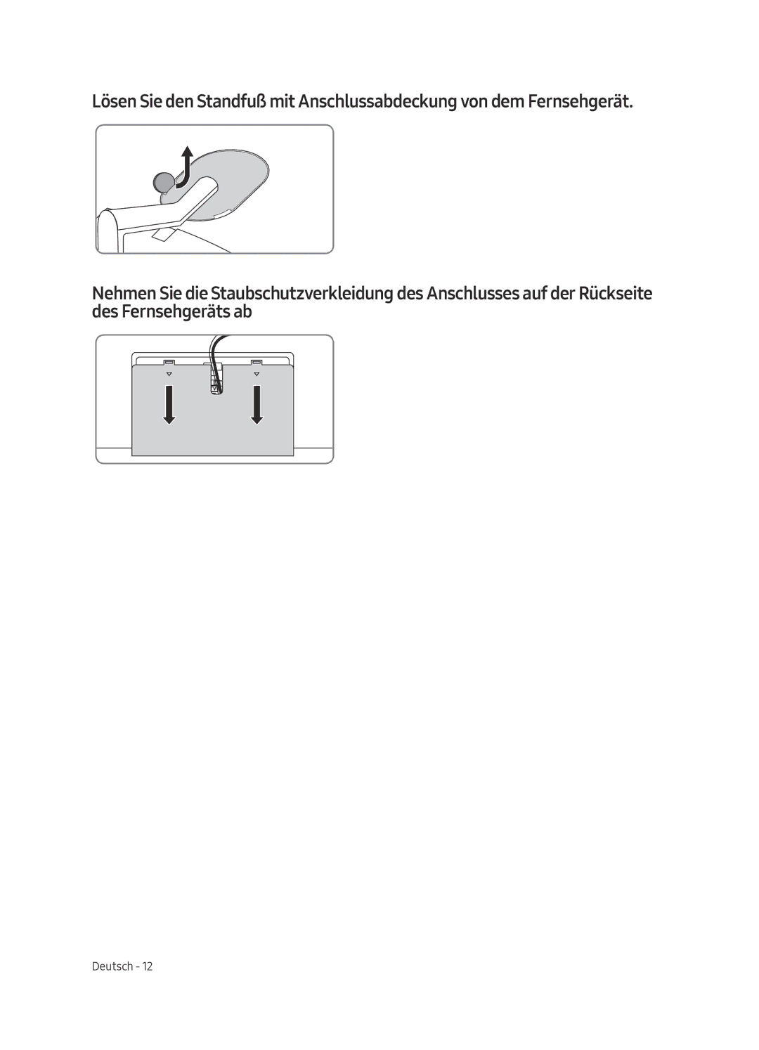 Samsung QE65Q7CAMLXXN, QE49Q7CAMLXXN manual Deutsch 