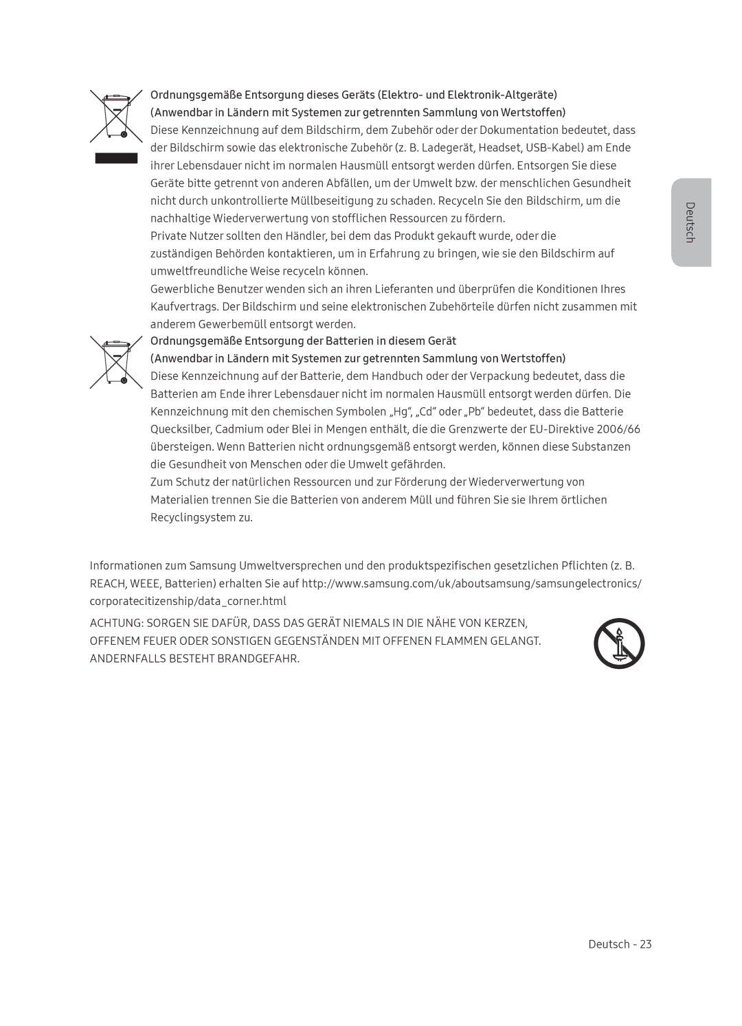 Samsung QE65Q8CNATXXH manual Deutsch 