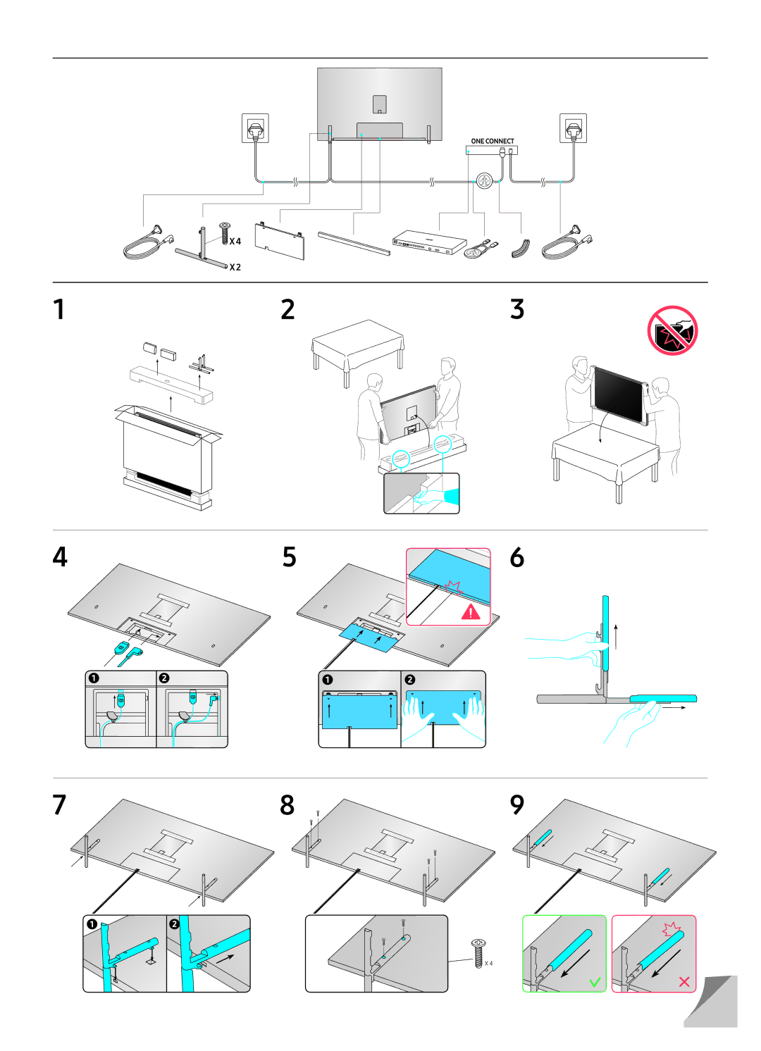 Samsung QE65Q9FAMUXRU, QE88Q9FAMUXRU manual 