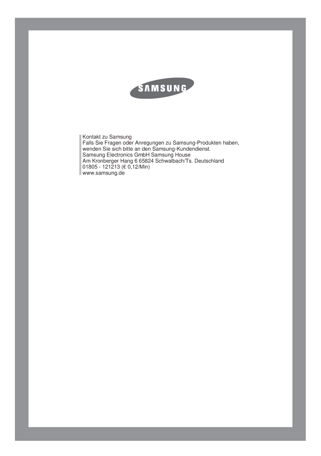 Samsung R1245GW/XAG manual 