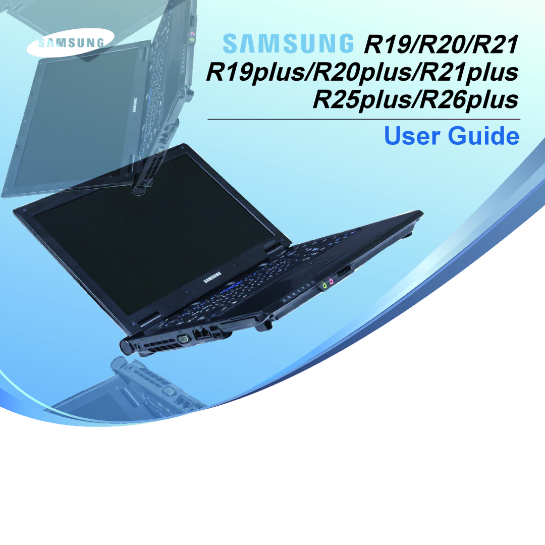 Samsung manual R19/R20/R21 R19plus/R20plus/R21plus R25plus/R26plus 