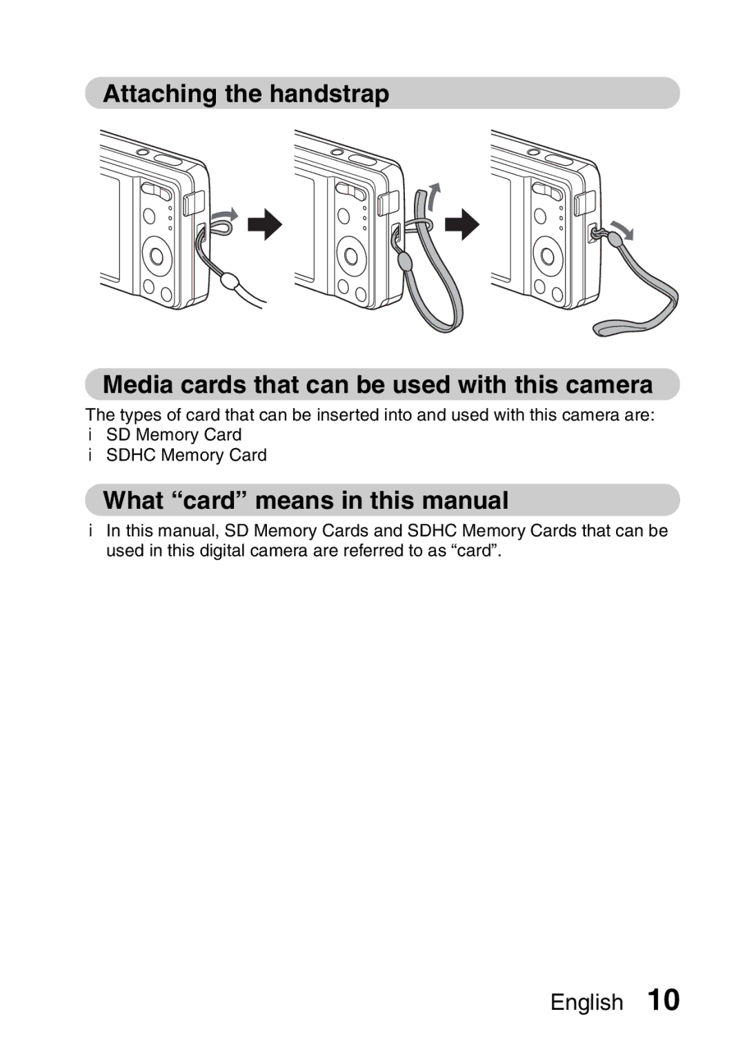 Samsung R50 instruction manual What card means in this manual 