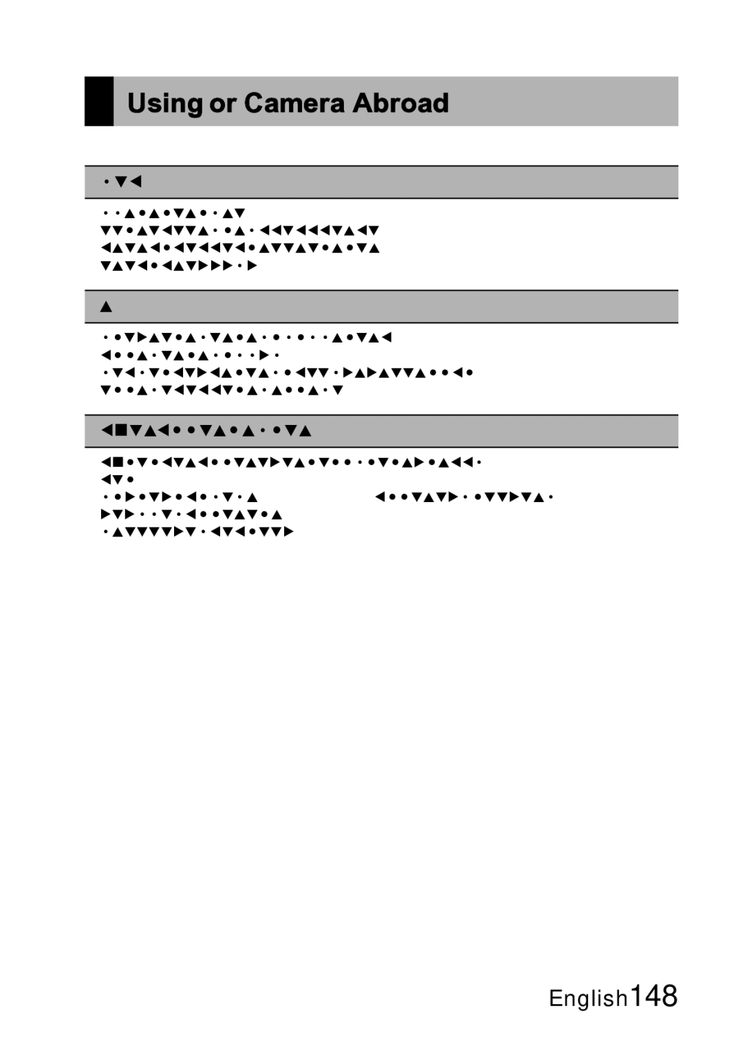 Samsung R50 instruction manual Using Your Camera Abroad 