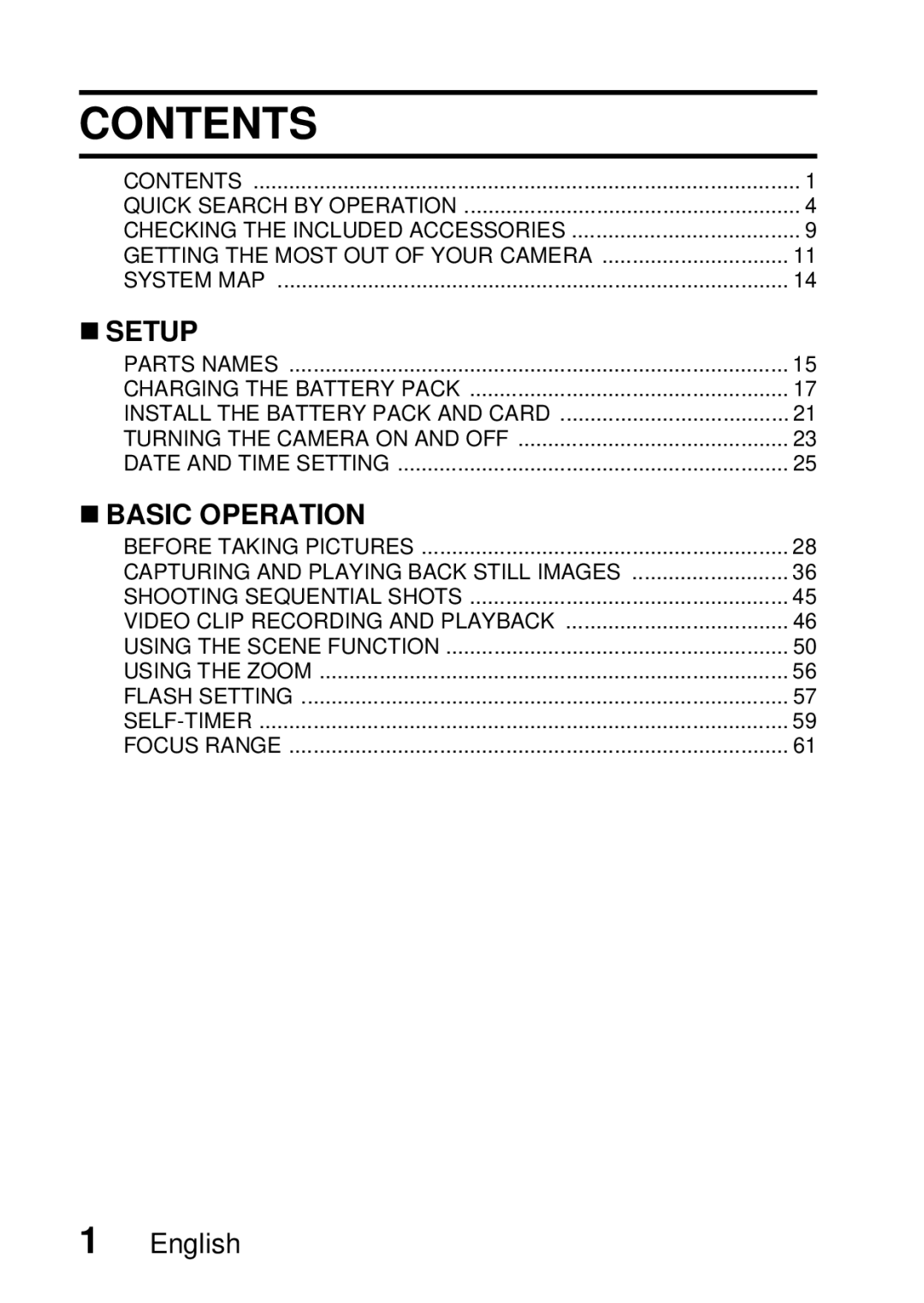 Samsung R50 instruction manual Contents 