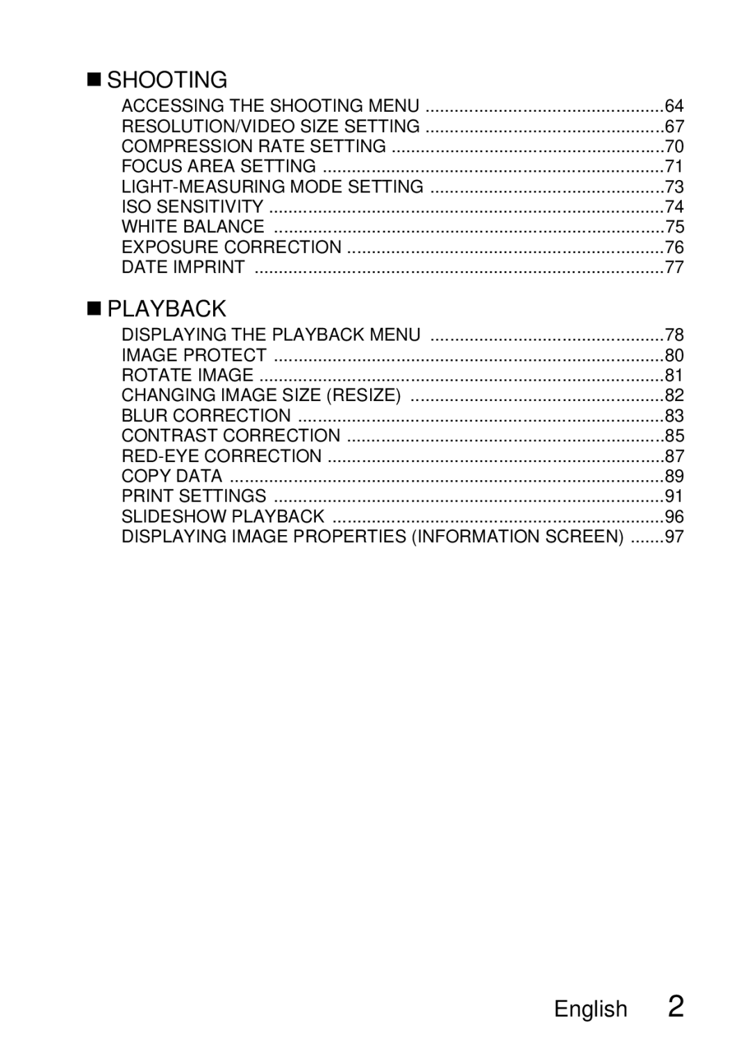 Samsung R50 instruction manual „ Shooting 