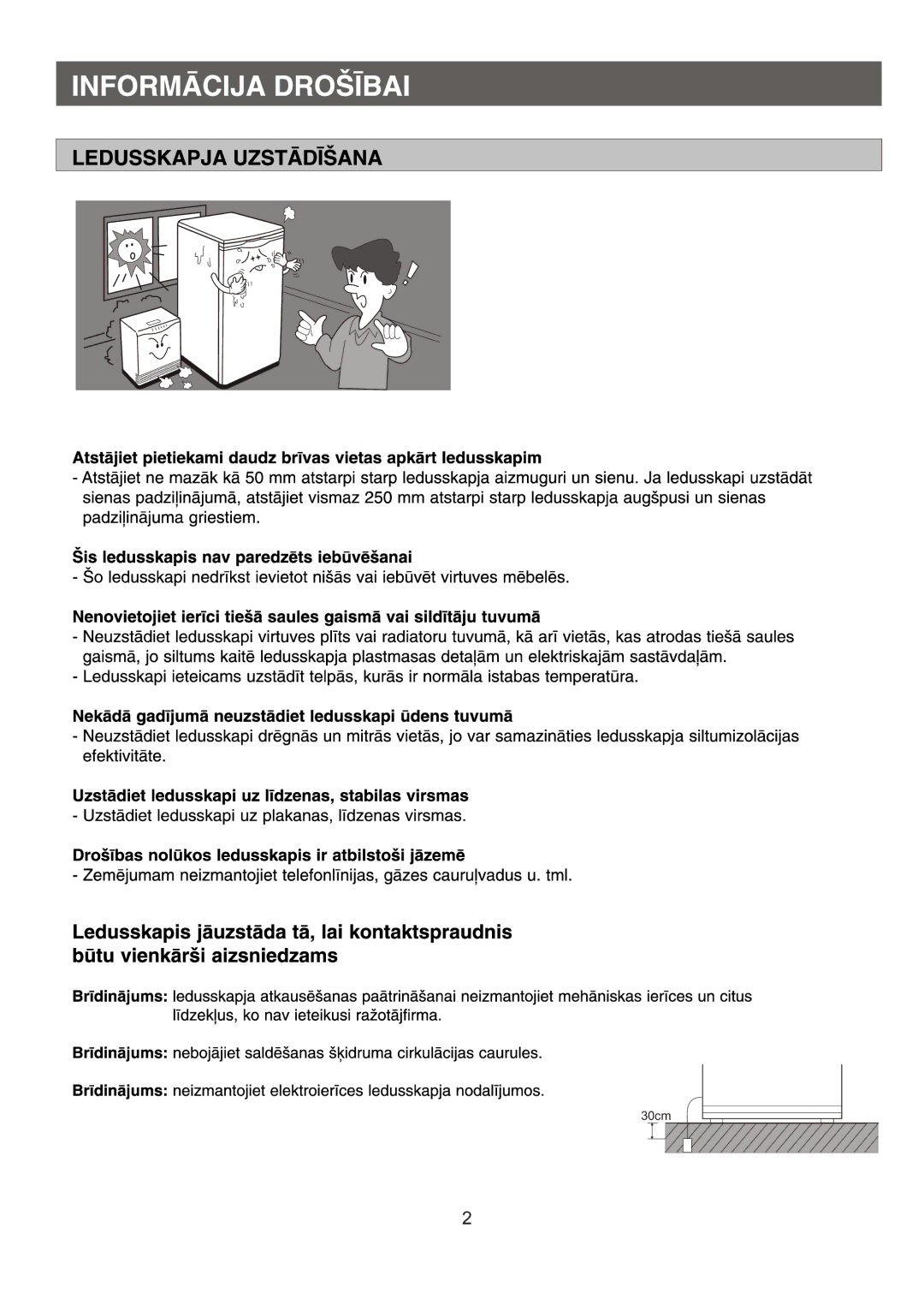 Samsung RA12CCSWQN/XEF, RA06CCSWQN/EUR, RA15CCSWQN/EUR manual 30cm 