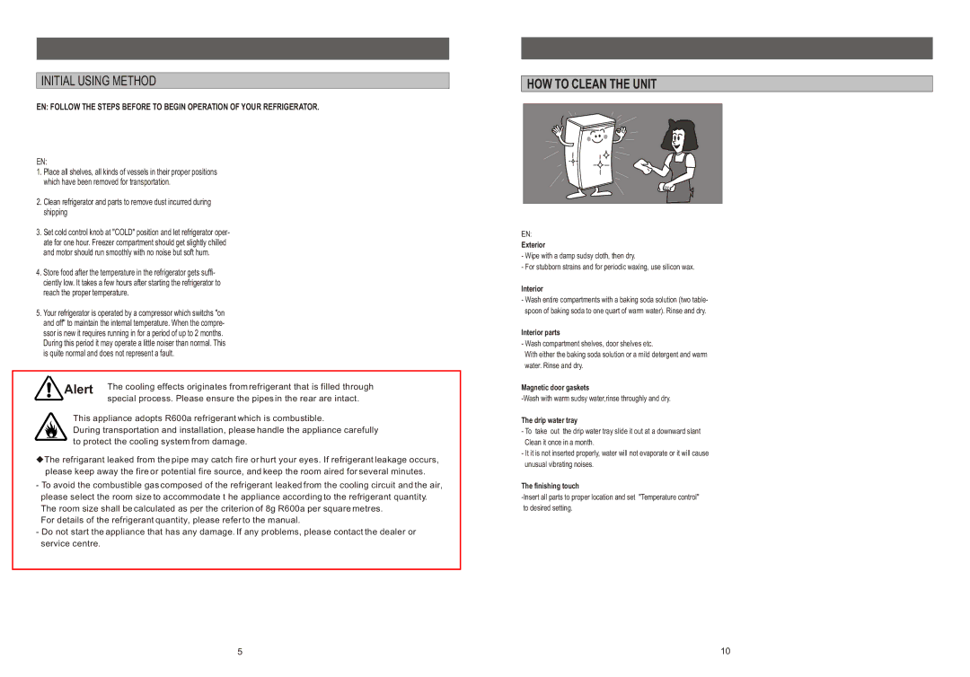 Samsung RA12CCSWQN/XEF manual HOW to Clean the Unit 