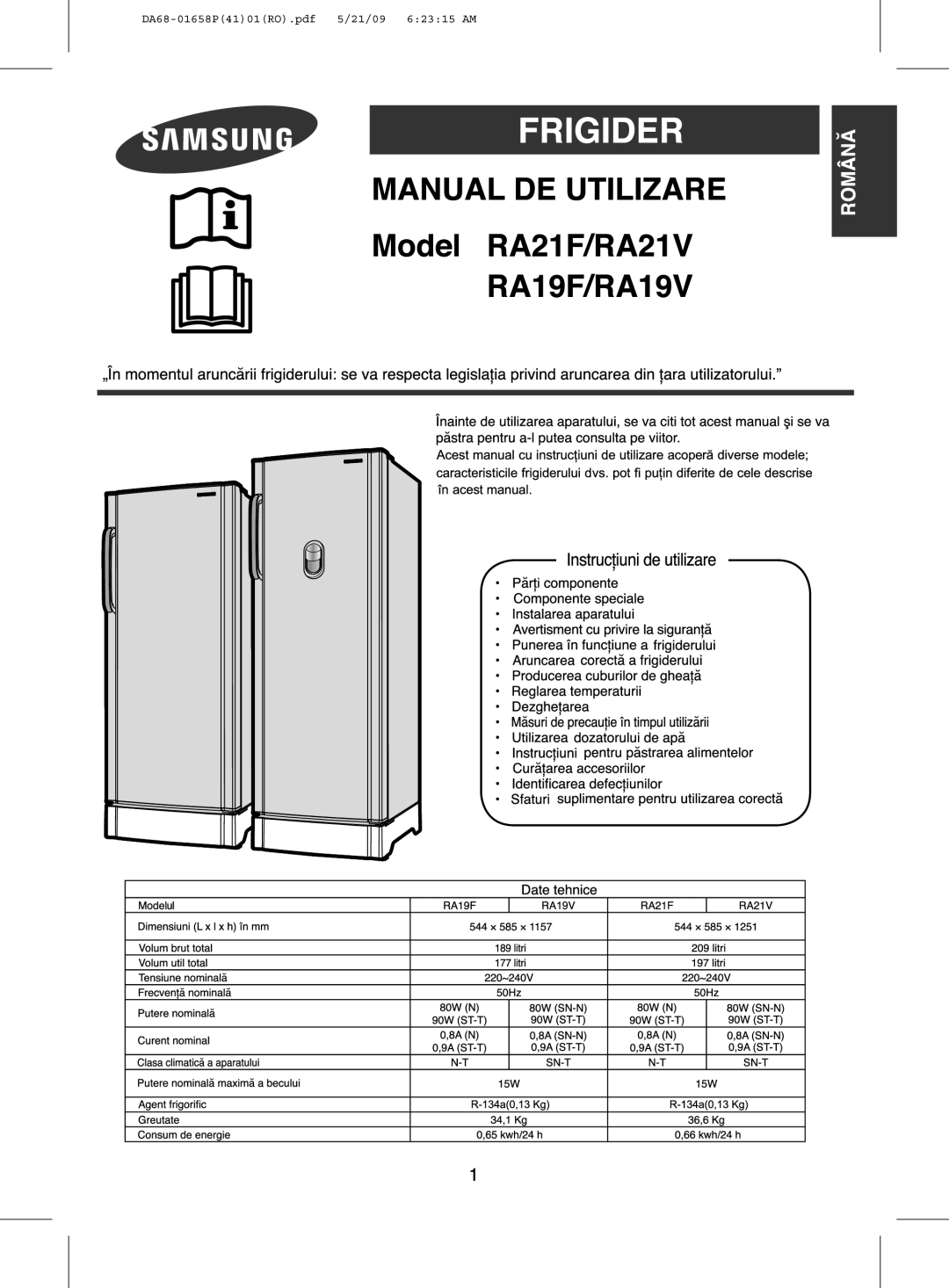 Samsung RA21VASW2/XEH, RA19FCSW1/AIE, RA21FASS1/SUT, RA21FASW1/JUM, RA21FCSW1/GAR, RA19FAAS1/CHA, RA19FASW1/ATC, RA19FASW1/CHA 