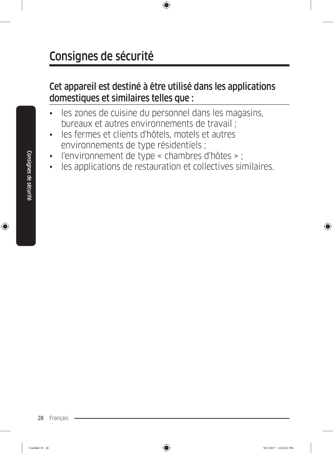 Samsung RB34K6100SS/EF, RB34K6032SS/EF manual Consignes de sécurité 