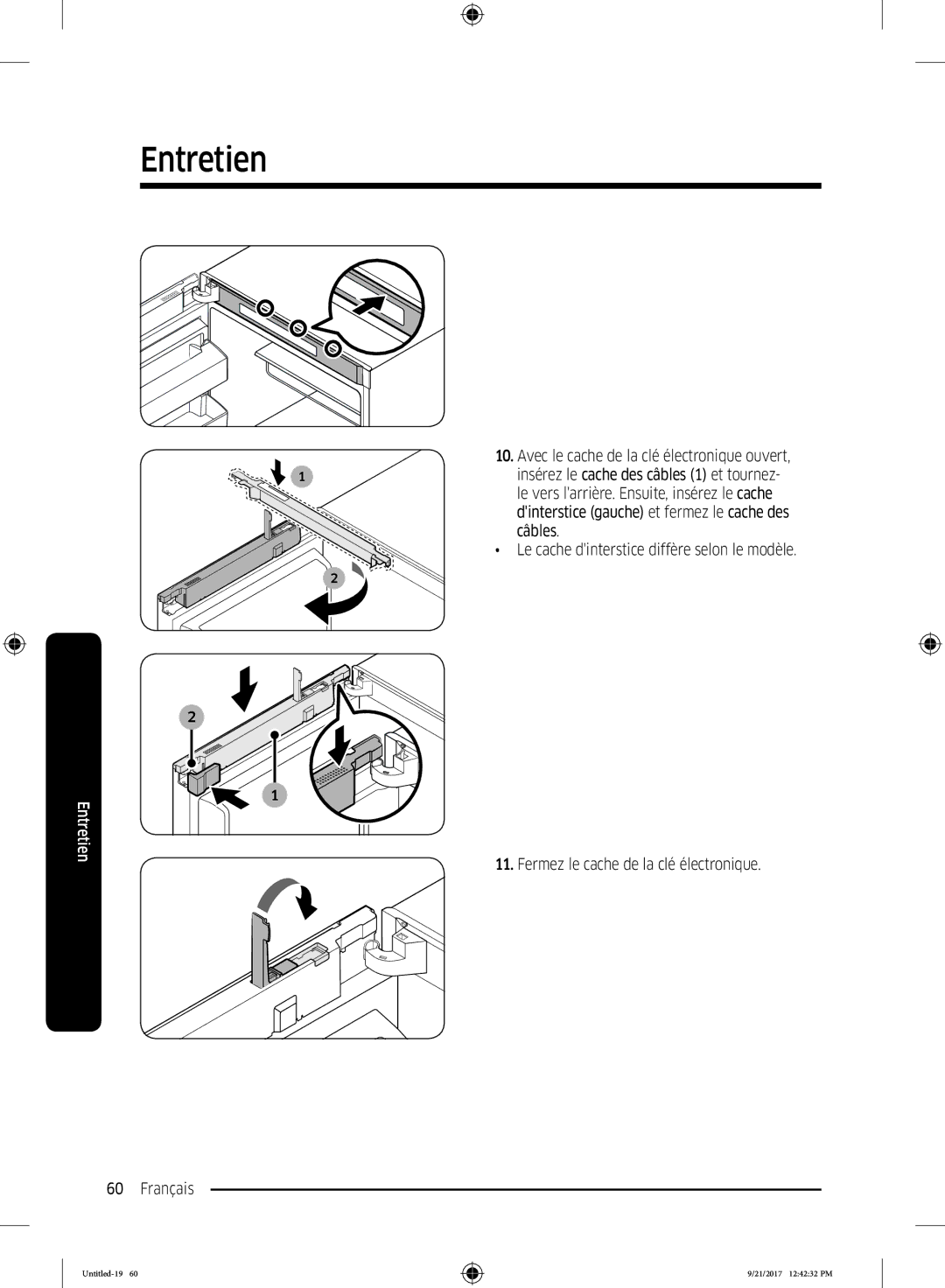 Samsung RB34K6100SS/EF, RB34K6032SS/EF manual Entretien 