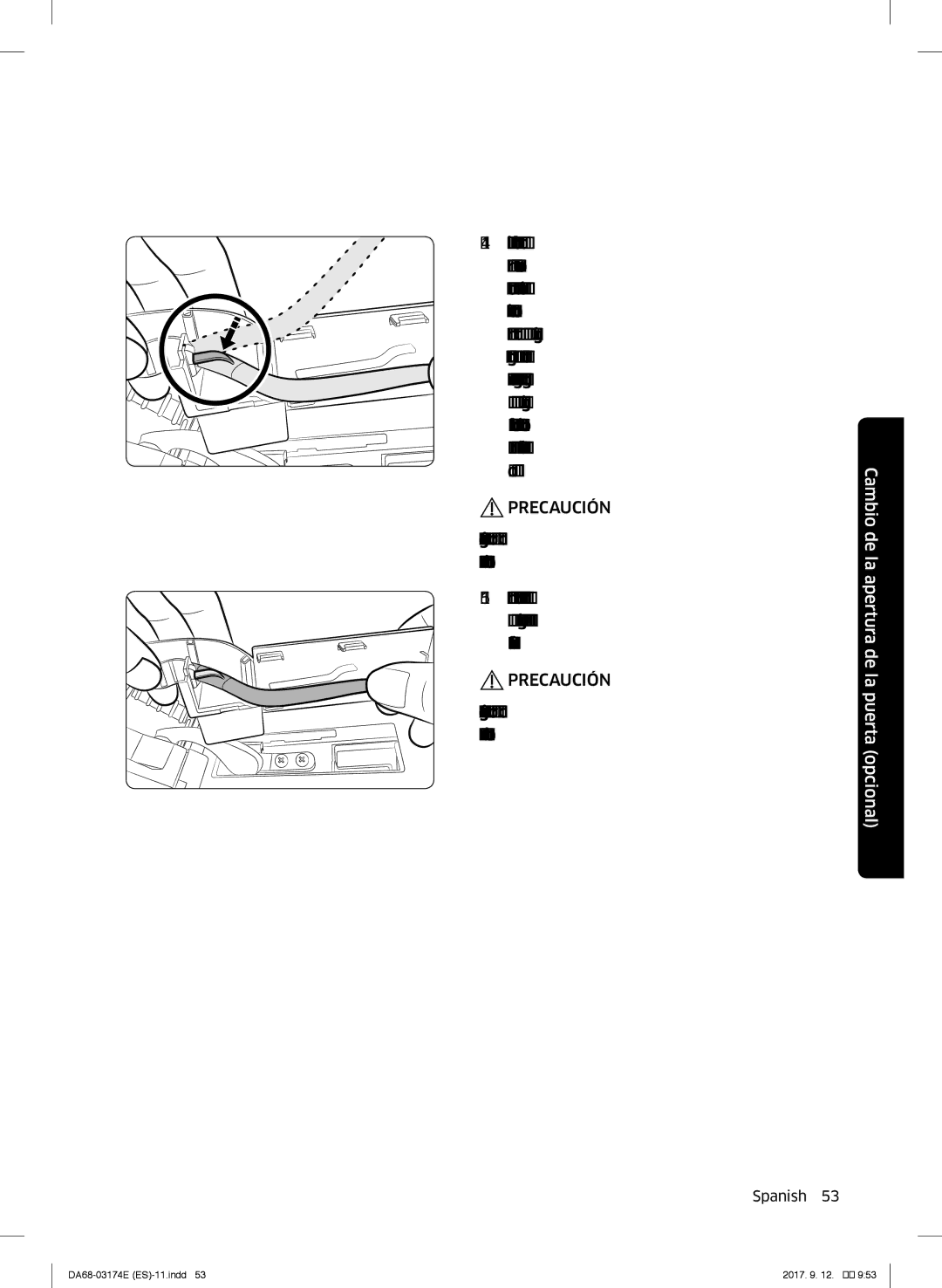 Samsung RB41J7835SR/EF, RB36J8799S4/EF, RB41J7799S4/EF manual Precaución 