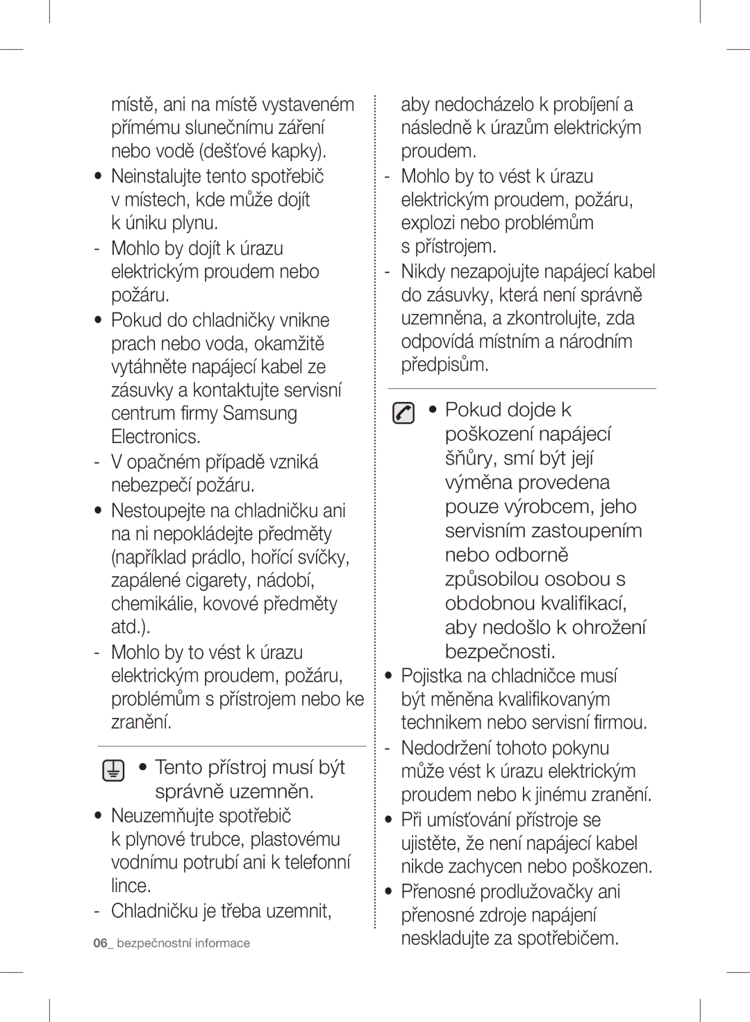 Samsung RB37J500MSA/EF, RB37J5345SS/EF, RB37J5018SA/EF, RB37J5005SA/EF, RB30J3215SA/EF, RB37J5009SA/EF manual Přístrojem 