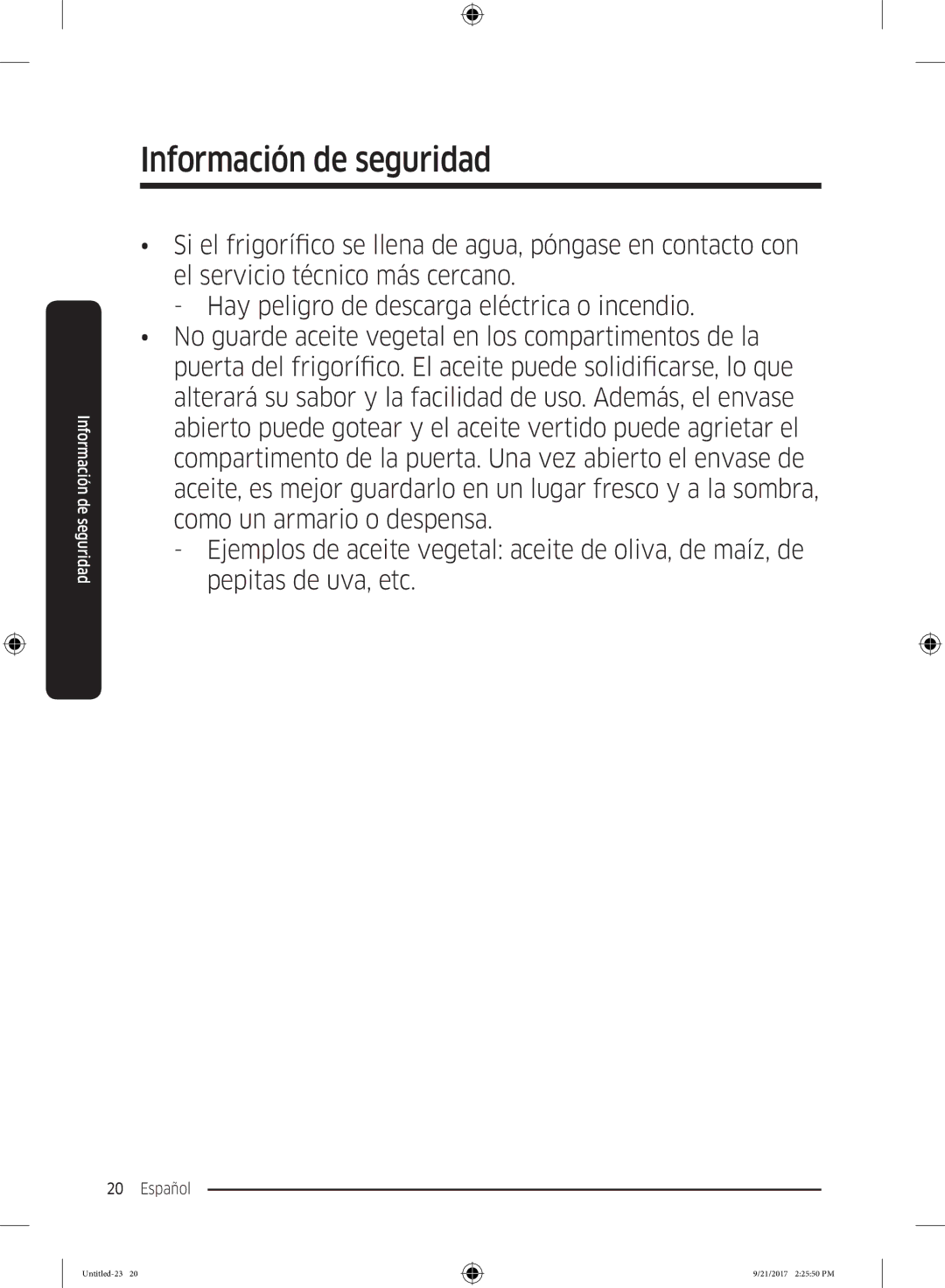 Samsung RB37K6033SS/EF manual Información de seguridad 