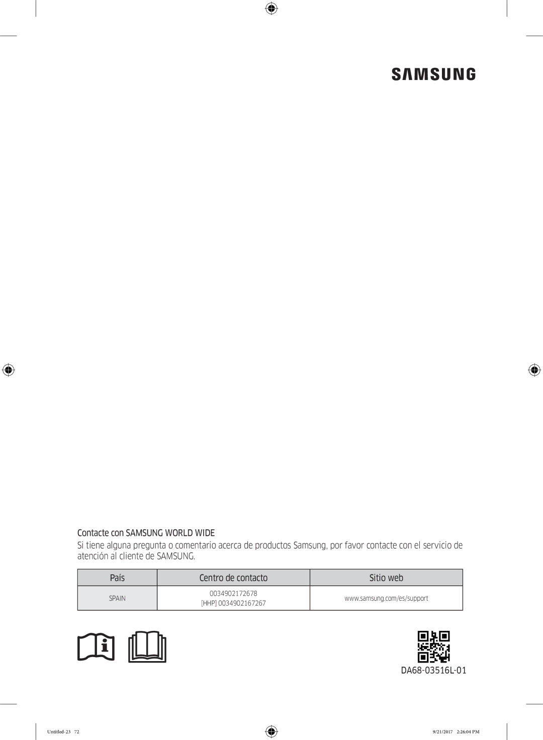 Samsung RB37K6033SS/EF manual DA68-03516L-01 