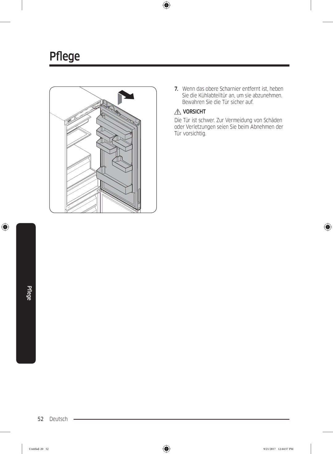 Samsung RB37K63612C/EF, RB34K6100SS/EF, RB34K6032SS/EF, RB33K3000SA/EF manual Deutsch 